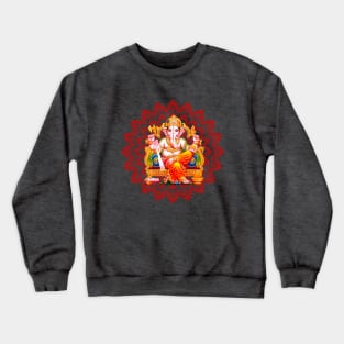 Ganesha Mandala Crewneck Sweatshirt